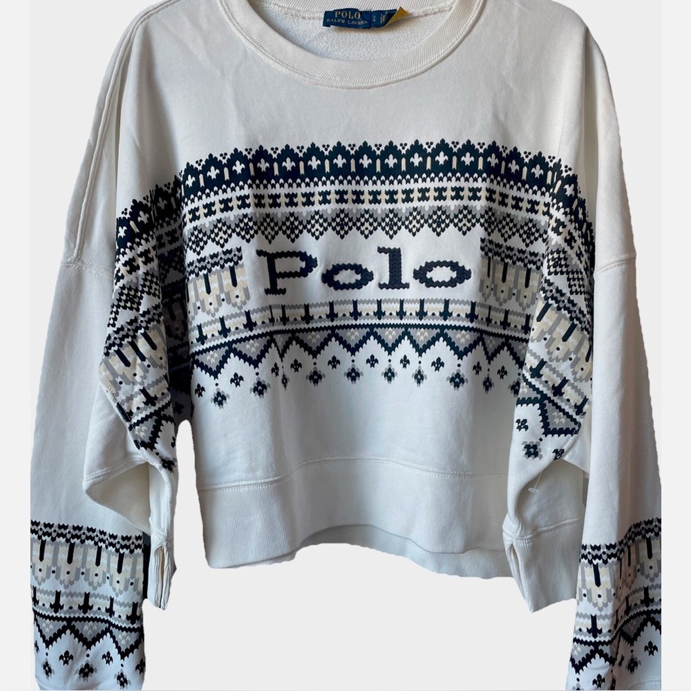 Polo logo sweatshirt.
